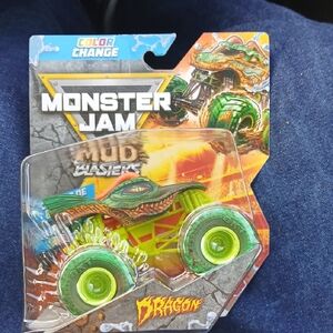 Mud Blasters Dragon Toy Truck - Monster Jam Color Changer Mud Blaster